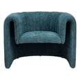 thumbnail image 3 of Viana Accent Chair Aquamarine Accent Chair, Modern Style, Super soft and fuzzy sherpa fabric, Plywood, Indoor Living, 3 of 5