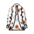 thumbnail image 3 of Pioneer Flower Floral Print Pattern Backpack for School, Cute School Bag with Adjustable Shoulder Straps and Padded Back, 15.3"x11"x7.1", 3 of 5