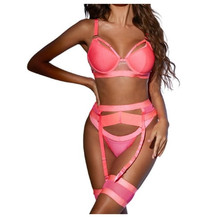 

Leesechin Lingerie for Women Clearance Underwear Bra Panties Underclothes Underpants Garter Belt Roleplay Sets