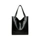 thumbnail image 2 of Vintage Oil Waxed Leather Simples Versatile Handbag Women's Bags Fashion Versatile Shoulder Bag Handbag Large Capacity, 2 of 6