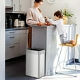 thumbnail image 4 of iTouchless 16 Gallon Commercial Grade Stainless Steel Dual-Deodorizer Open Top Rectangular Trash Can, 4 of 7
