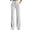 a01White, variant on Yyeselk Women Velour Dress Pants Button High Waisted Wide Leg Trousers Pleated Front Trendy Business Casual Outfits for Women with Pockets Hot Pink S