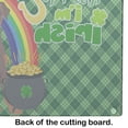 thumbnail image 5 of Natural Ear Red and Tan Doberman Pinscher St. Patrick's Day Glass Cutting Board Large 12 in x 15 in, 5 of 5