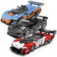 thumbnail image 4 of 11 Types Speed Champions Car Hypercar Building Blocks MOC Construction Bricks Famous Sport Vehicle Toys Gift For Children Kids,AM  GT R 332pcs,No box  bagged, 4 of 7