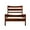 Noix, variante sur Giantex Cadre de Lit en Bois Format Simple, Base de Matelas à Panneaux avec Soutien Solide pour Enfants, Aucun Sommier Requis