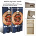 thumbnail image 4 of Skip's Garage Minnesota State Flag 2.0 Solid Wood Cornhole Board Set, 4 of 6