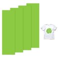 thumbnail image 1 of Uxcell 4 Hojas de Vinilo Puff 3D Transferencia de Calor 12x3.4 Pulgadas Verde Claro para Camisetas y Proyectos de Tela DIY, 1 of 7