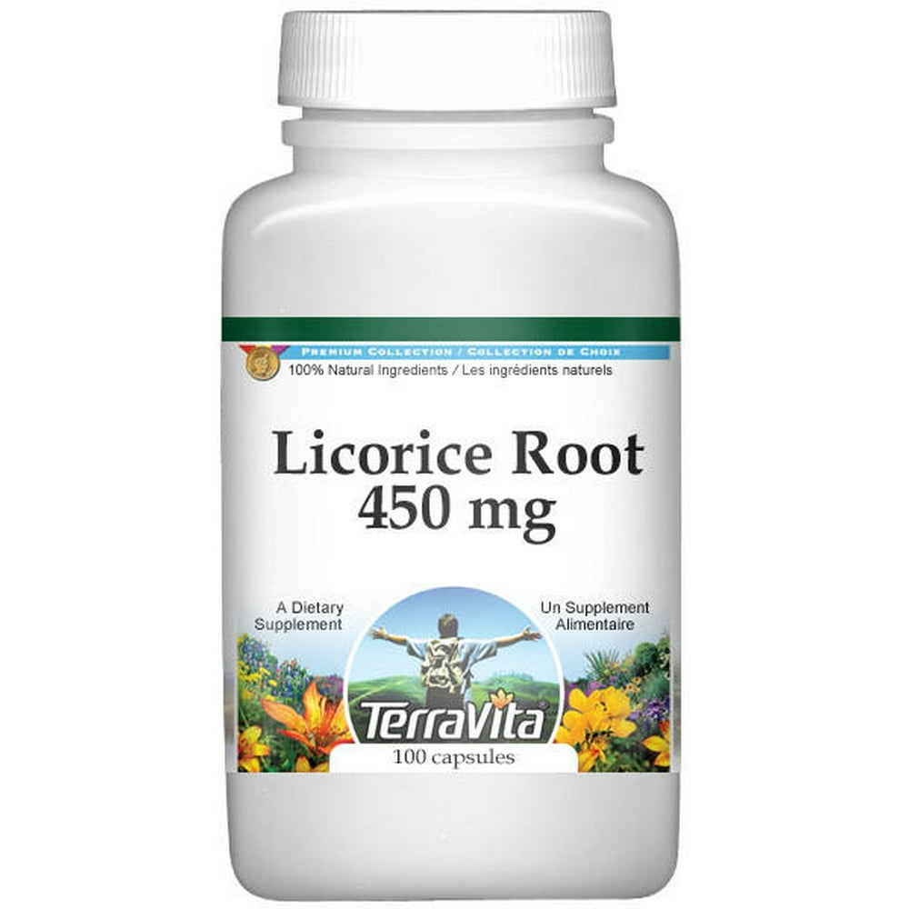 Licorice Root 450 mg (100 Capsules, Zin 511141)