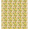 thumbnail image 3 of Ambesonne Spring Duvet Cover Sets, Colorful Shabby Drawn Flower, 2-Queen, Pale Earth Yellow Pink, 3 of 6