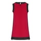 thumbnail image 4 of Vestido de Verano de Manga Corta de las Mujeres Cuello Redondo Cuello en V Sólido Casual Mini Patinador Vestido de Dos Piezas, Falda de Verano Corta, 4 of 6