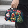 thumbnail image 2 of Christmas Travel Cord Organizer Case Small with Cable Organizer, USB Pouch, and Phone Charger Organizer - Oxford Cloth Waterproof Storage Bag for Electronic Devices - 5.9x9.44x3.14 in, 2 of 6