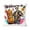E001- Style A, variant on Decorative Pillow, Pillow Cover, Summer Decorations, Halloween Decor, 18X18 Inch Double-Sided Linen Leopard Sun Hat Skeleton Tropical Hibiscus Print Pillow Cover, Easy to Remove &