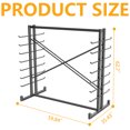 thumbnail image 7 of 2100 lb Heavy Duty Storage Rack, 5-Shelf Industrial Shelving Unit, 59"W x 35.4"D x 66"H, Steel Double-Side, Garage Warehouse Shop Organizer, 7 of 7