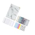 thumbnail image 1 of Notebook Binder with Label Stickers for Cash Bills Budgeting leaf notebook Expense Expense Saving White, 1 of 8
