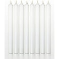 thumbnail image 3 of Hyoola 10" Rustic White Dripless Dinner Candles Unscented Paraffin Wax with Cotton Wicks, 12-Pack, 3 of 9