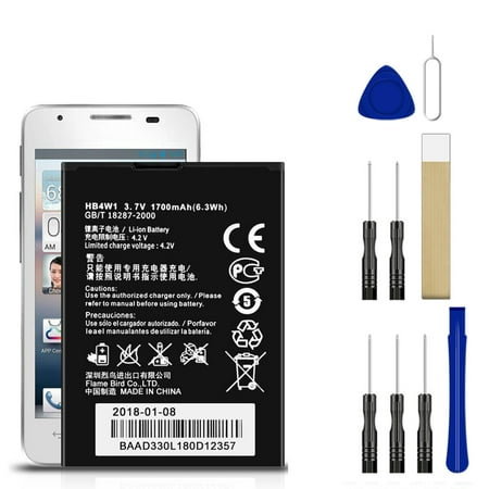 Replacement Battery HB4W1 HB4W1H For Huawei Ascend G510 Tool