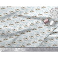 thumbnail image 2 of Soimoi polyester Crepe Fabric Waves,Bubbles & Fish Ocean Printed Fabric 1 Yard 52 Inch Wide, 2 of 3