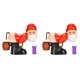 thumbnail image 1 of Divertida MáQuina de Soplado de de Papá con Luces Intermitentes y MúSica, Soplador de NavideñAs para Actividades en Exteriores e Interiores, 2 Juego, 1 of 5