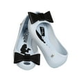thumbnail image 4 of New Girl Melissa Ultragirl PVC Disney Alice In Wonderland Bow Tie Peep Toe Flat, 4 of 5