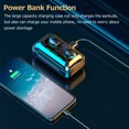 thumbnail image 4 of Shinysix Headset,Touch Power Bank Function White Bank Function White LED Battery Display Power Bank Function BT in-Ear LED Display Screen Touch Screen Touch Power in-Ear LED Battery, 4 of 6