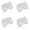 White 4PCS, variant on Hard Clear Case Cover Holder AA/AAA Battery Storage Box Hot Sale