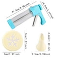 AUDeals Cake Decoration Nozzle Upgrade Tools Cookies Decorating Yellow