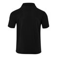 thumbnail image 6 of Havenx Mens Two Piece Outfit Button Down Short Sleeve Drawstring Shirt and Shorts Set Lapel Collar Texture Outfit Comfortable Athletic Summer Beach Vacation Wear,Black 3XL, 6 of 6