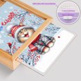 thumbnail image 4 of Hello Winter Manx Smiling in Red Scarf Hat Welcome Christmas Acrylic Plaque with Wood Photo Frame Box Cat Lover Kitten Owner Gifts Light Box - 00017, 4 of 5