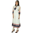 thumbnail image 2 of Bimba Womens Classy Net Anarkali Kurta Kurti Long Maxi Dress Indian Clothing, 2 of 8