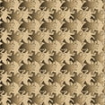 thumbnail image 1 of Ahgly Company Machine Washable Indoor Square Transitional Red Brown Area Rugs, 6' Square, 1 of 7