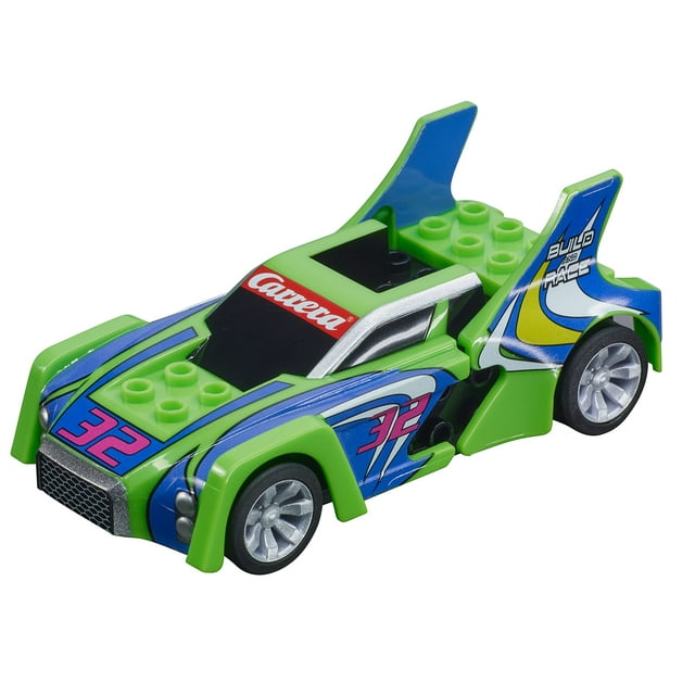 Carrera 64192 Build 'n Race Racer 1:43 Scale Analog Slot Car Racing Vehicle GO!!! Slot Car Toy Race Track Sets