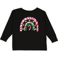 thumbnail image 3 of Inktastic Peppermint Rainbow with Candy Cane Boys or Girls Long Sleeve Toddler T-Shirt, 3 of 5