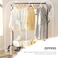 thumbnail image 2 of Clear Zipper Garment Rack Cover Clothes Rack Dust Cover Clothes Rack Protector, 2 of 6