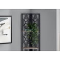 thumbnail image 2 of Contemporary Home Living 61.5" Taupe Brown and Black Corner Etagere Bookcase, 2 of 5