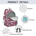 thumbnail image 4 of Cute Bulldogs Backpack for School,Cute School Bag,Schoolbag with Adjustable Shoulder Straps & Padded Back,13.4"x11"x4.7", 4 of 6