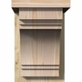 thumbnail image 2 of 8"W x 12"D x 12"H Pescadero Rough Sawn Corbel w/Backplate, Douglas Fir, 2 of 9