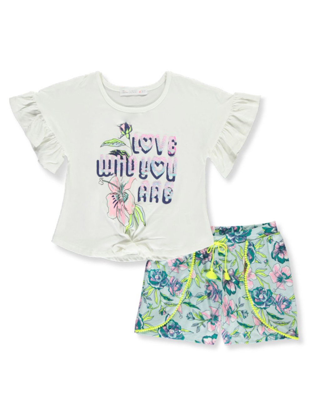 Sunset Sky Sunset Sky Girls Flip Sequin Love Who You Are Flower 2 Piece Shorts Set Outfit Little Girls Walmart Com Walmart Com Sunset Sky Sunset Sky Girls Flip Sequin Love Who You Are Flower 2 Piece Shorts Set Outfit Little Girls Walmart Com Walmart Com
