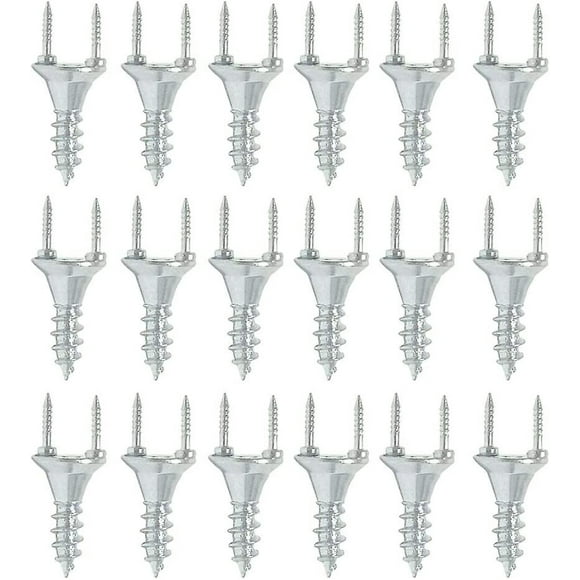 nipocaio Solid Wood Baseboard Seamless Nails,y-shape Invisible Nail,double-headed Self-tapping Screws Foot Line Special Nails Invisible Security Screws (1.5cm)