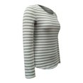 thumbnail image 3 of Playera George Talla EG Manga Larga Estampado Rayas Grises, 3 of 4