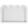 thumbnail image 1 of OULII Garden Edging Brick Cement Moulds Rectangular White Garden Decoration 1Pack, 1 of 8