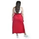 thumbnail image 3 of Maxi falda cintura smock Roman Fashion /Tallas Extras, 8300 (Rojo) rojo 38, 3 of 5