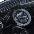 thumbnail image 6 of Spec-D Tuning Glossy Black Housing Smoke Lens Halo Projector Headlights Compatible with 2002-2004 Acura RSX, Left + Right Pair Headlamps Assembly, 6 of 15