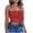 Watermelon Red, variant on Agkizg Glitter Print Bandeau Sports Top,Yoga Workout Sleeveless Tank Bra,Stretchy Seamless Backless Active and Casual Wear Top (Women's or Women's Plus)
