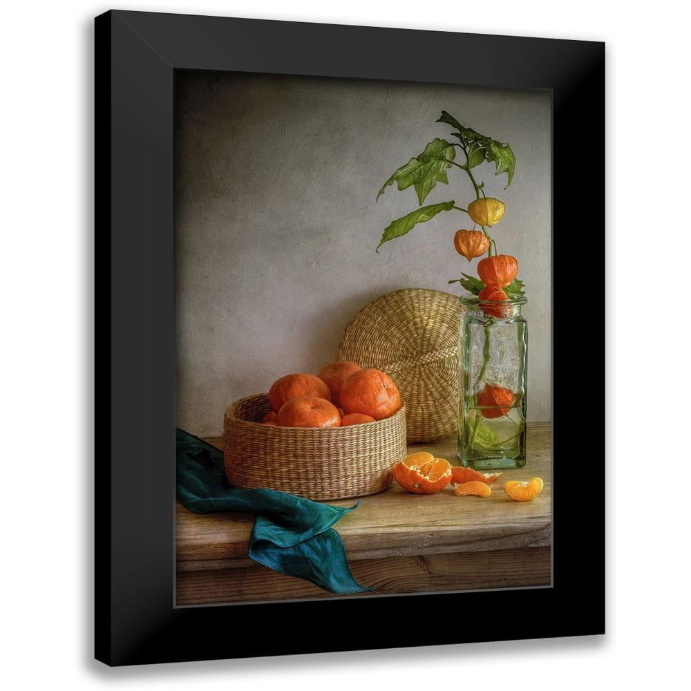 Disher, Mandy 13x18 Black Modern Framed Museum Art Print Titled Still life with Clementines