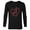 Black, variant on Avengers Heart Logo Valentine's Day - Long Sleeve T-Shirt for Men - Customized-White