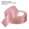 thumbnail image 3 of Unique Bargains 1.5 Inch Wide 24 Yards Satin Ribbon, 2 Pack Double Face Solid Crafts Roll for Party Home DIY Wrapping Decoration, Bright Pink, 3 of 6