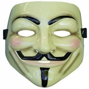 Rubie's Guy Fawkes Gold Halloween Costume Mask, for Adult
