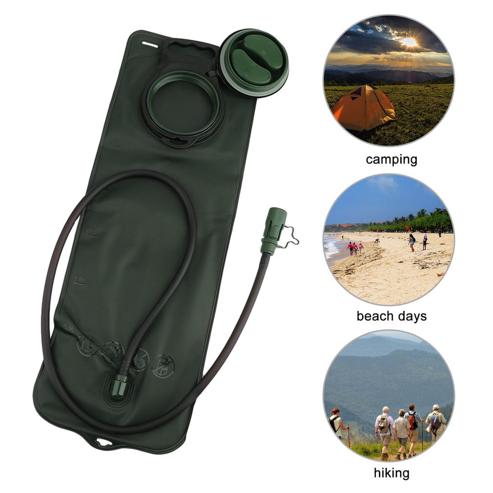 3L Folding Water Bladder Bag Backpack Riding Hiking Camping Hydration Pack by