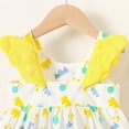 thumbnail image 4 of THDHVS Summer Dresses for Kids,Girls Casual Dresses,Toddler Girl Dresses Infant Sleeveless Summer Tank Dress Sundress Yellow 18-24 Months, 4 of 8
