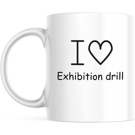 

Personalized I Love Exhibition drill Coffee Mug Cup Gift 11oz